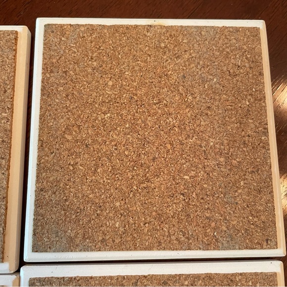 Set of 4 Ceramic Tile American Flag Coasters - Picture 9 of 10